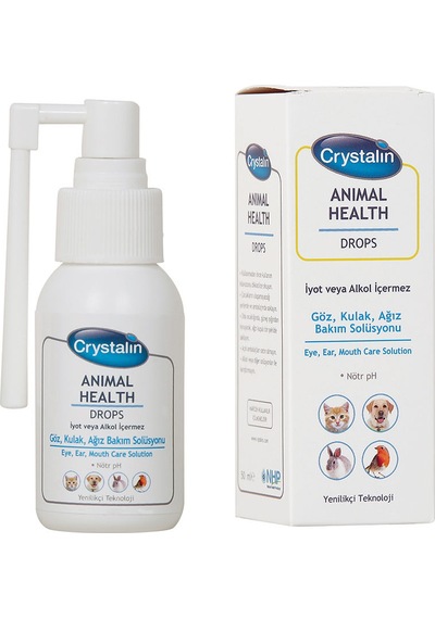 Crystalin Göz Kulak ve Ağız Bakım Solüsyonu 50 ML