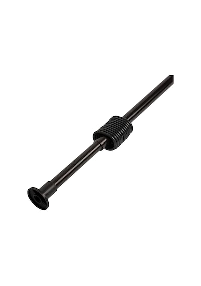 Banyo Perde Borusu 160cm-260cm Siyah Duş Perde Borusu Perde Askısı Duş Borusu Metal Siyah