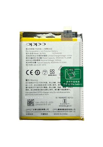 Oppo Reno 5 Lite Blp835 Batarya