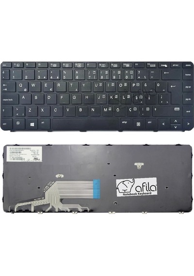 Hp Probook 430 G3 G4, 440 G3 G4, 445 G3 G4 Klavyesi Siyah Tr / Kl0903