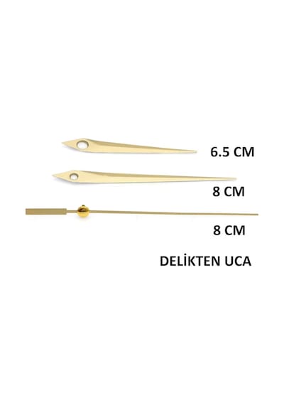 1 Adet Duvar Saati Mekanizması , Askısız , Şaft Uzunluğu 28 Mm , (548261937)