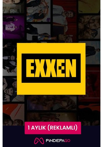 Exxen 1 Aylık Dijital Üyelik Kodu - Reklamlı (561807345)