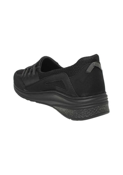 Forelli 30114-G Siyah Kadın Comfort Spor Ayakkabı Siyah