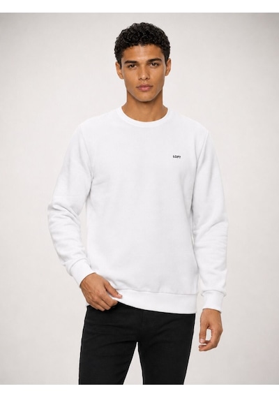 Loft Regular Fit Erkek Sweatshirt Lf2044038 Q1.v1 Beyaz