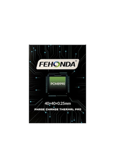 Fehonda Pcm8990 40x40x0,25 Mm 8,5 W/mk Ptm Faz Değişimli Termal Ped Macun 40x40x0,25 Mm