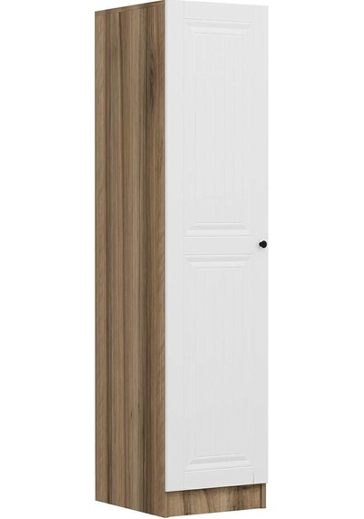 Minar Kale 1 Kapaklı Dolap Dore - İlk Bahar Mebran 190cm Ceviz