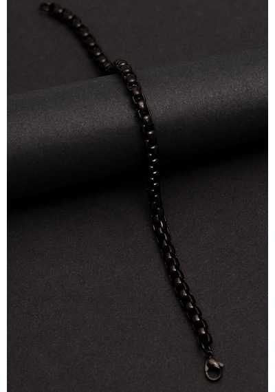 Erkek Çelik Bileklik - Ottoman 4mm Polo Erkek Bileklik Künye İnce Model