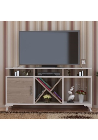 Tv Ünitesi Kamer Tasarım Beyaz Cordoba