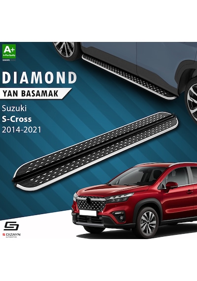 S-dizayn Suzuki Sx4 2 S-cross Diamond Krom Yan Basamak 173 Cm 2014-2021