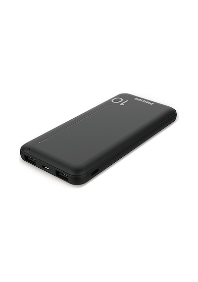 Philips DLP1812PB 10.000 mAh 2 x USB-A 2.1A USB-C Çıkış PD Taşınabilir Şarj Cihazı Siyah