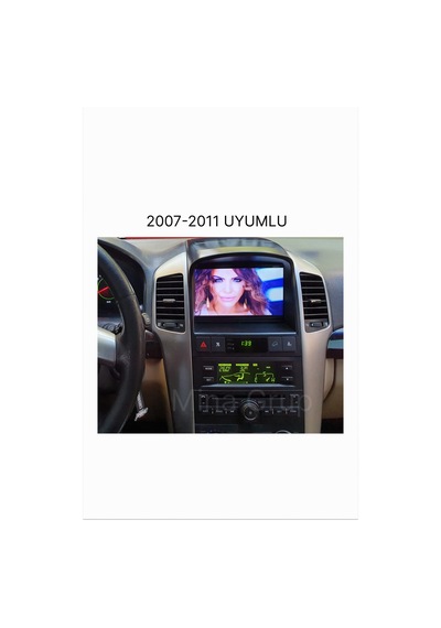 Snp Serisi Chevrolet Captiva 2007-2011 Uyumlu 9 İnç 4-64 Gb Carplay & Android Auto Multimedya Ekranı + Geri Görüş Kamerası 9"