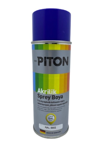 Piton Akrilik Sprey Boya 400 Ml Ral5002 Ultramarin Mavi