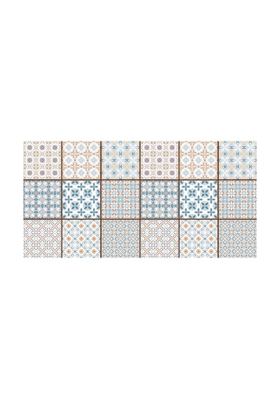 Yer Kaplama Zemin Kaplama Folyosu 65x130 Cm Çiçek Desen