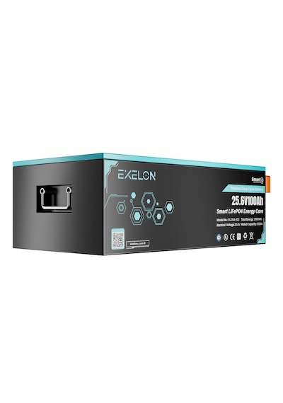Exelon 25.6v 100ah Lifepo4 Lityum Akü Bluetooth + Lcd Ekran