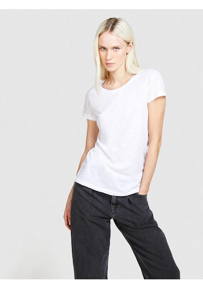 Sisley Pamuk Modal Karışımlı Normal Kalıp Bisiklet Yaka T-shirt Kadın Beyaz T-shirt - 324p3tnhl11a2 Sisley Pamuk Modal Karışımlı Normal Kalıp Bisiklet Yaka T-shirt Kadın Beyaz T-shirt - 324p3tnhl11a2