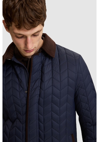 U.S. Polo Assn. Erkek Lacivert Polo Yaka Fermuarlı Çıtçıtlı Mont 50328186-vr033