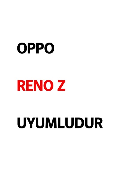 Oppo Reno Z Kırılmaz Ekran Koruyucu Temperli Cam