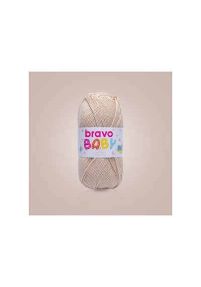 Baby Tüylenmez Anti Pilling Bebek Yünü 100 Gr 250 Metre Renk Kodu: 220 Sütlü Kahve