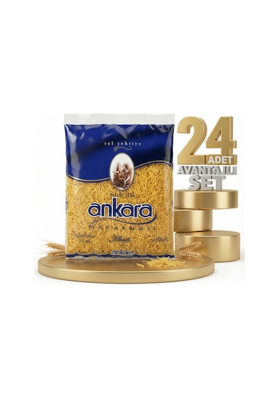 Ankara Makarna Tel Şehriye 24x500 Gr