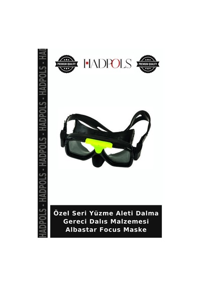 Özel Seri Yüzme Aleti Dalma Gereci Dalıs Malzemesi Albastar Focus Maske Çok Renkli