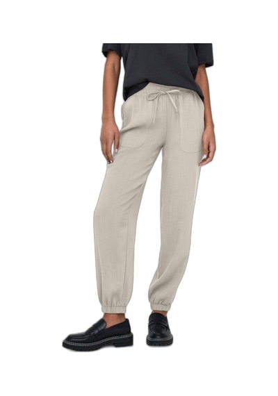 Only Onlbolzano Hw Pull-up Pant Moch Pnt Kadın Bej Pantolon - 15352641