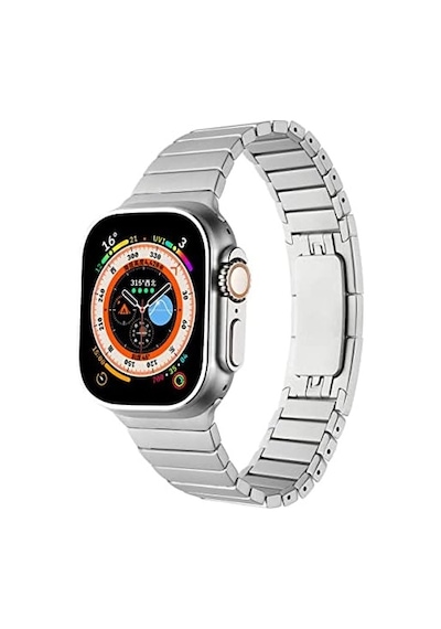 İle Uyumlu 38mm/40mm Krd-35 Metal Kordon Gümüş