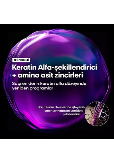 Loreal Professionnel Keratin Alpha Sleek Şampuan 1500 Ml