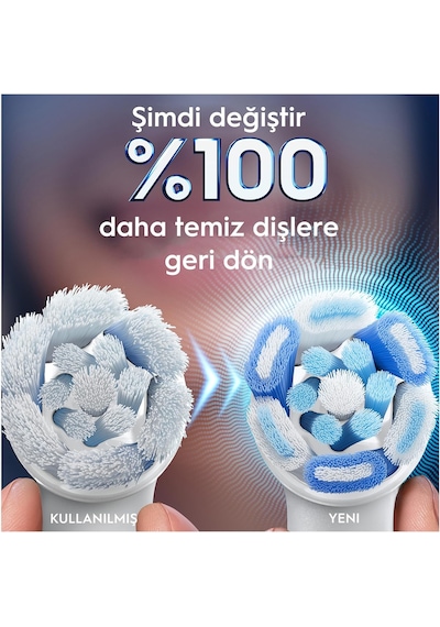 Oral-b Io Ultimate Clean Beyaz Diş Fırçası Yedek Başlığı 2 Adet
