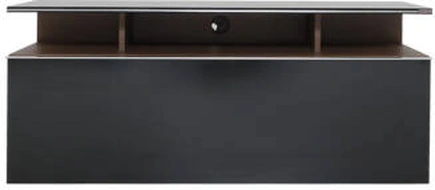 Vision Çekmeceli Tv Sehpası - Sonoma-parlak Lake Siyah 117x48x40 Cm Siyah
