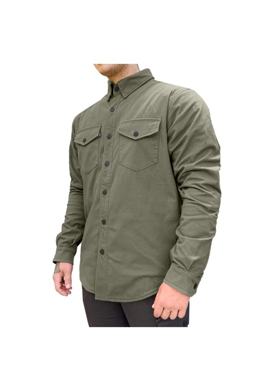 Eagle Khaki Korumalı Motosiklet Gömleği Erkek