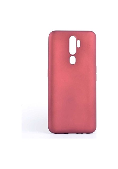 Oppo A5 2020 Kılıf Zore Premier Silikon Kapak Mürdüm