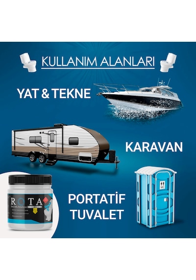 Car-fil Rota Turbo Karavan Tuvaleti Katı Atık Parçalayıcısı