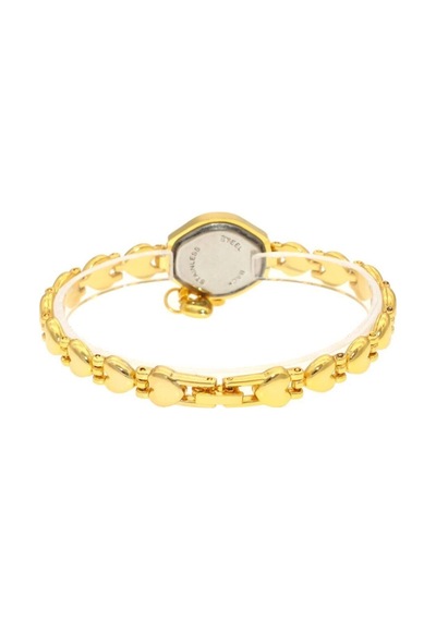 Kalpli Yuvarlak Gold Vintage&retro Saat Sarı