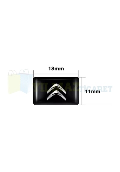 Citroen Logo Direksiyon Jant Vites Torpido Damla Oto Sticker 10 Adet