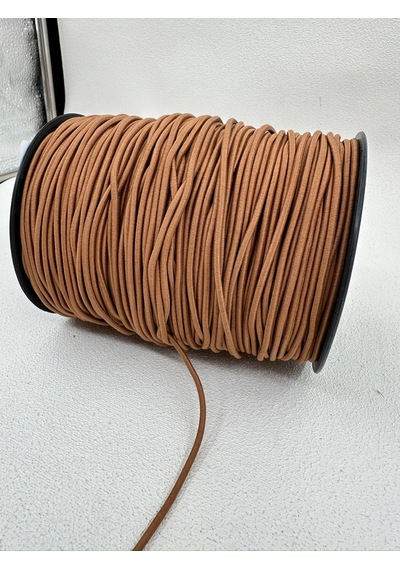 Yuvarlak Lastik-5 Metre - Kahve