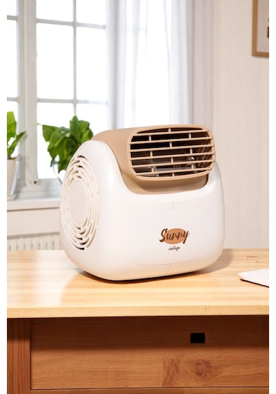 Fressi Jaf28 Taşınabilir Masaüstü Bej Usb Fan