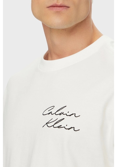 Calvin Klein Erkek T Shirt Lv04re828g Yaf Beyaz