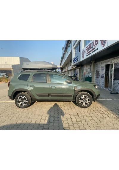 Dacia Duster Yeşil Yazılı Premium Kapı Koruma Seti 2018 Ve Üstü