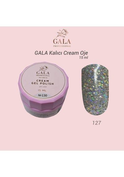 Gala Cream Kalıcı Oje 15 Ml No:127