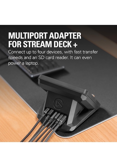 Elgato Usb Hub Stream Deck + Için, 2 Usb-c Bağlantı Noktası/2 U