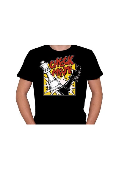 Check Mate Santranç Şahmat Piyon At Fil Tişört Unisex T-shirt 001