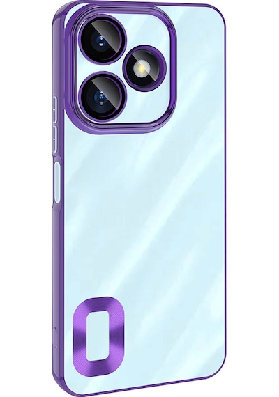 Xiaomi Redmi 13 4g Kılıf Kamera Korumalı Logo Gösteren Zore Omega Kapak-derin Mor Derin Mor