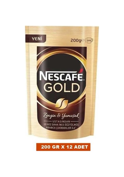 Nescafe Gold Kahve 12 x 200 G