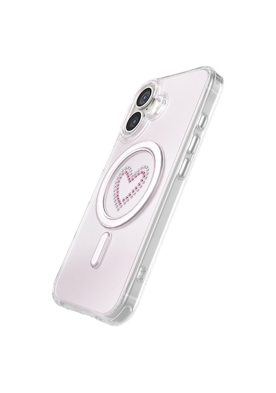 İphone 17 Uyumlu Kılıf M-safe Şarj Özellikli Zore Paris Mova Sert Pc Kapak Pembe