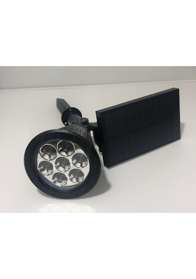 7W Solar Güneş Enerjili Kazıklı Çim Armatür & Bahçe Aydınlatma-Beyaz Işık