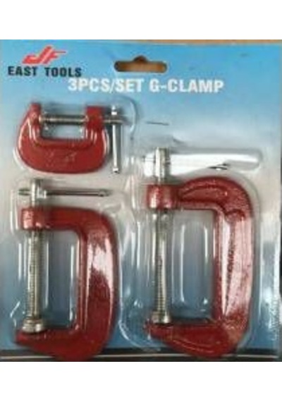 Çelik Demir Işkence G Tipi Mengene 3 Boy 10 MM 8 MM 5 MM 3 Lü Set