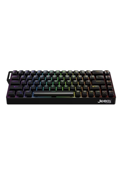 Rgb Işıklı Mini Gaming Oyuncu Klavyesi - %60 Kompakt Tasarım - Kablolu Mekanik Hisli Type-c 69 Tuşlu