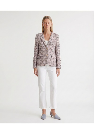 Yargıcı Tailored Bisiklet Yaka Uzun Kol Ceket 26ykck5011x 006 Ekru