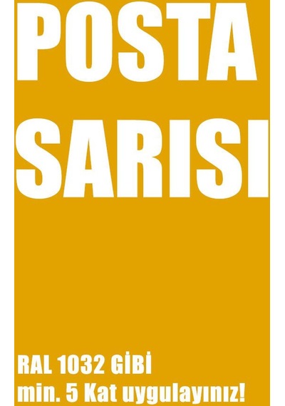 Plastidip - Asf - Sprey - Mat Posta Sarısı 400Ml