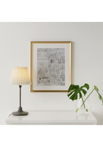 Ikea Sılverhojden Dekoratif Fotoğraf Çerçevesi 40 X 50 Cm Altın